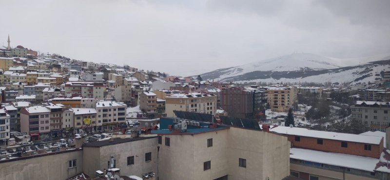 Bayburt'ta Eğitime 1 Günlük Kar Tatili
