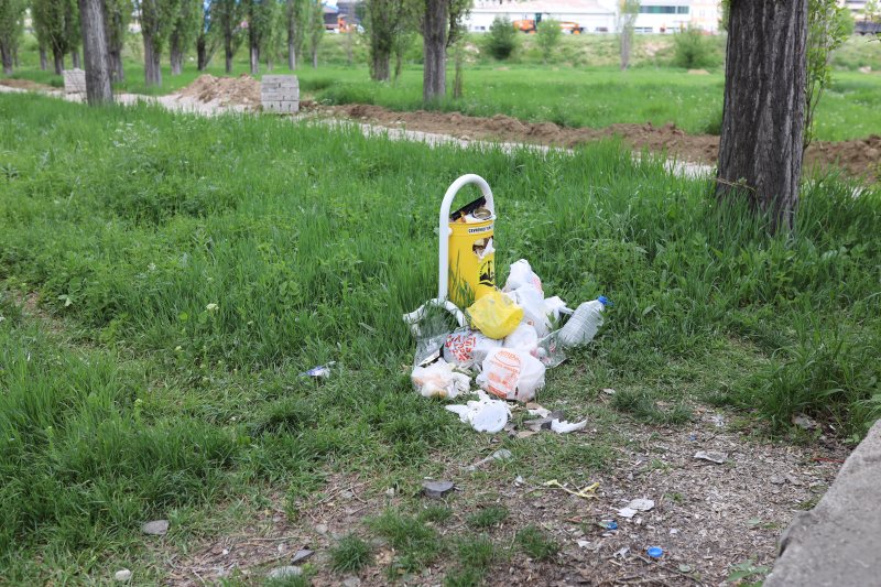 Bayburt'ta Yeni Şehir Parkı Çöplüğe Döndü