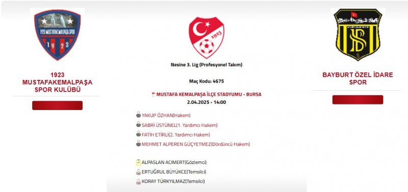 Bayburt Özel İdarespor, Mustafa Kemalpaşaspor’la Karşılaşacak