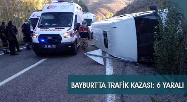 Bayburt'ta Trafik Kazası: 6 Yaralı