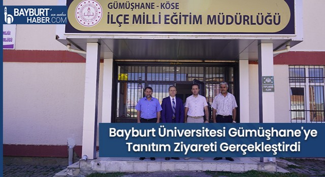 Bayburt Üniversitesi Gümüşhane'ye Tanıtım Ziyareti Gerçekleştirdi