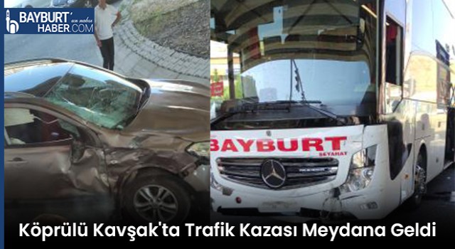 Köprülü Kavşak'ta Trafik Kazası Meydana Geldi