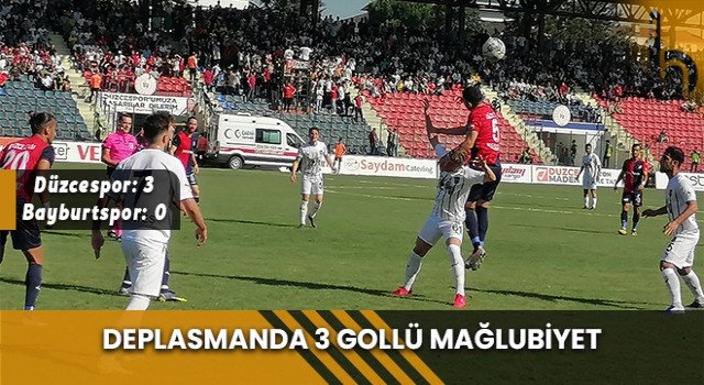 Deplasmanda 3 Gollü Mağlubiyet