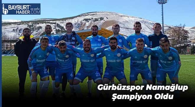 Gürbüzspor Namağlup Şampiyon Oldu