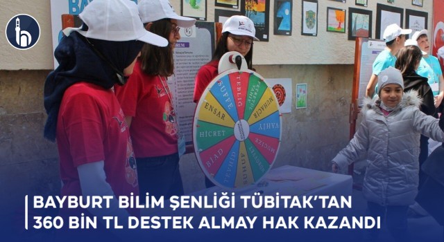 Bayburt Bilim Şenliği TÜBİTAK’tan 360 Bin TL Destek Aldı