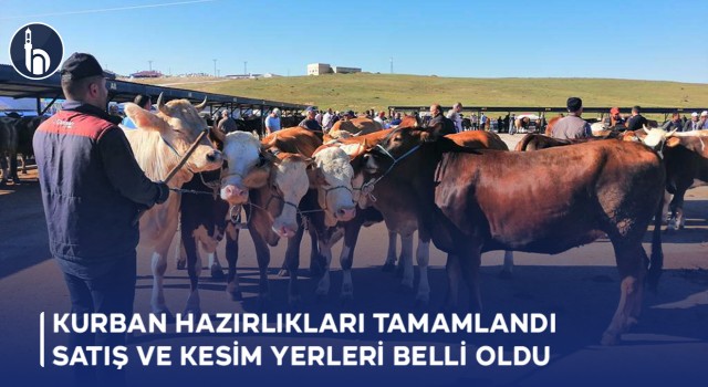 Bayburt'ta Kurban Bayramı Hazırlıkları Tamamlandı Satış ve Kesim Yerleri Belli Oldu