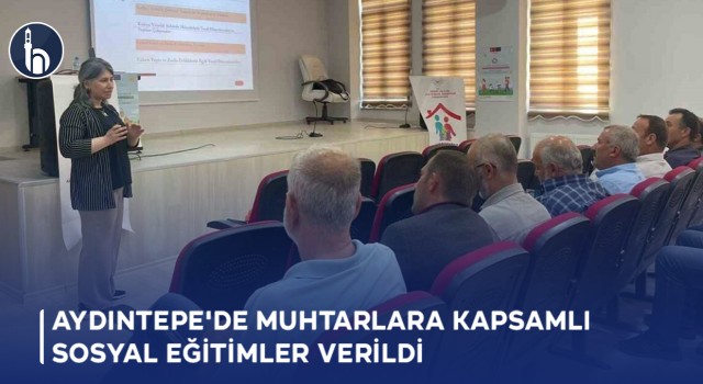 Aydıntepe'de Muhtarlara Kapsamlı Sosyal Eğitimler Verildi