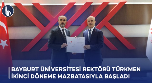 Bayburt Üniversitesi Rektörü Türkmen İkinci Döneme Mazbatasıyla Başladı
