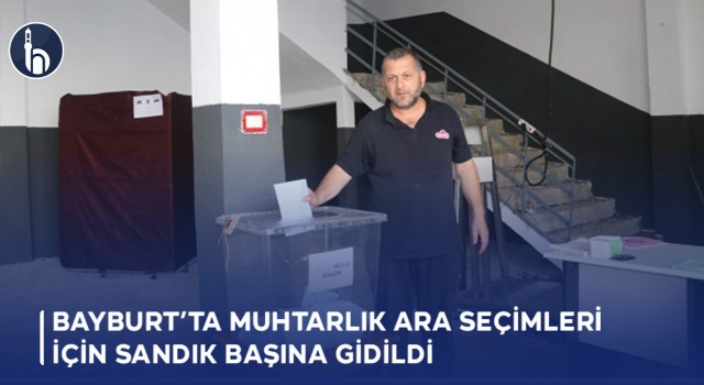 Bayburt’ta Muhtarlık Ara Seçimleri İçin Sandık Başına Gidildi