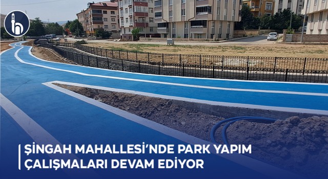 Bayburt Şingah Mahallesi’nde Park Yapım Çalışmaları Devam Ediyor