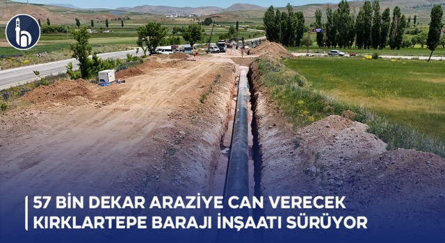 Bayburt'ta 57 Bin Dekar Araziye Can Verecek Kırklartepe Barajı İnşaatı Sürüyor