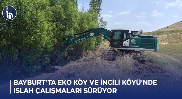 Bayburt’ta Eko Köy ve İncili Köyü’nde Islah Çalışmaları Sürüyor
