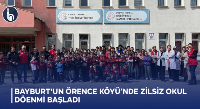 Bayburt'un Örence Köyü’nde Zilsiz Okul Dönemi Başladı