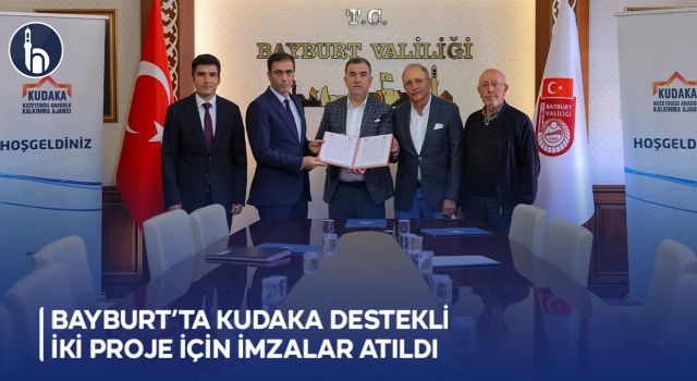 Bayburt’ta KUDAKA Destekli İki Proje İçin İmzalar Atıldı