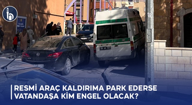 Bayburt'ta Resmi Araç Kaldırıma Park Ederse Vatandaşa Kim Engel Olacak?