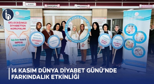 Bayburt Devlet Hastanesi'nde 14 Kasım Dünya Diyabet Günü’nde Farkındalık Etkinliği