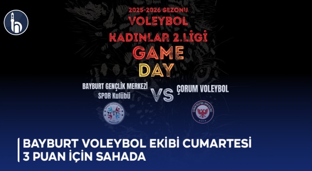 Bayburt Voleybol Ekibi Cumartesi 3 Puan İçin Sahada