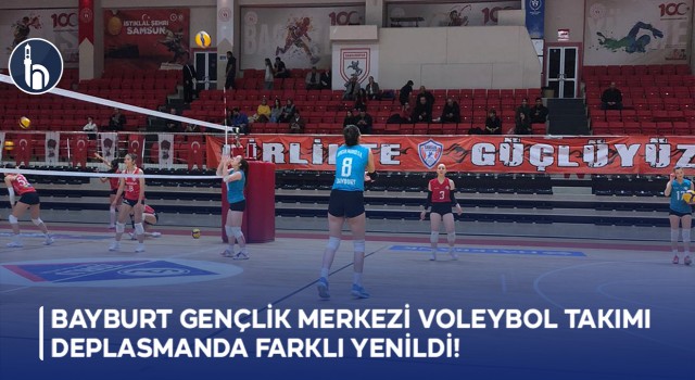 Bayburt Gençlik Merkezi Voleybol Takımı, Deplasmanda Farklı Yenildi!