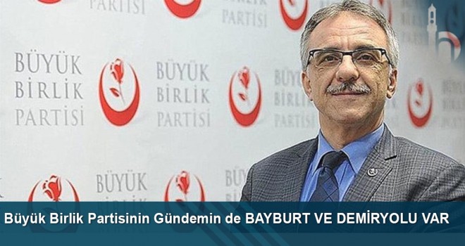 BBP Genel Başkan Yardımcısı Ünsal Karabulut demiryolu projesi konusunda açıklamalarda bulundu.