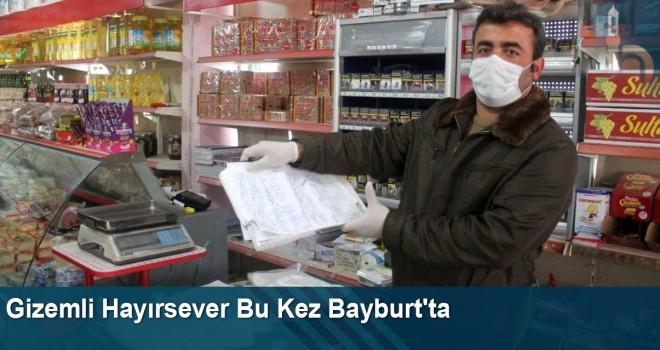 Gizemli Hayırsever Bu Kez Bayburt'ta