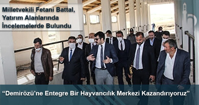 “Demirözü’ne Entegre Bir Hayvancılık Merkezi Kazandırıyoruz”