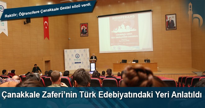 Çanakkale Zaferi’nin Türk Edebiyatındaki Yeri Anlatıldı