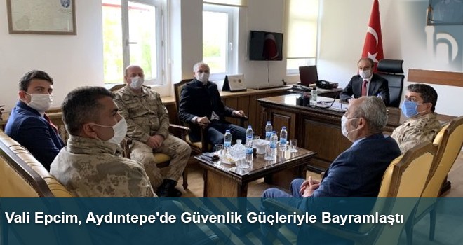 Vali Epcim, Aydıntepe'de Güvenlik Güçleriyle Bayramlaştı