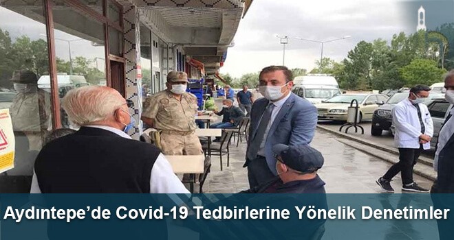 Aydıntepe’de Covid-19 Tedbirlerine Yönelik Denetimler