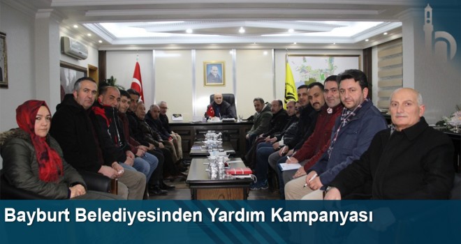 Bayburt Belediyesinden yardım kampanyası