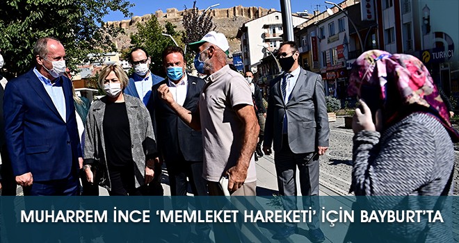 Muharrem İnce ‘Memleket Hareketi’ İçin Bayburt’ta