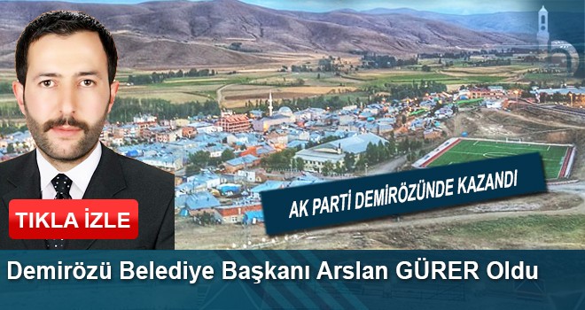 Bayburt Demirözü AK Parti Adayı Arslan Gürer Kazandı