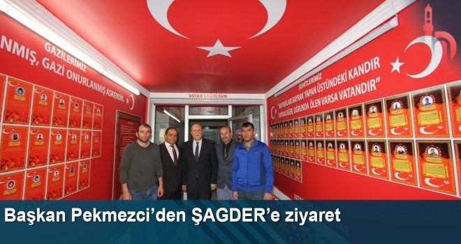 Başkan Pekmezci’den ŞAGDER’e ziyaret