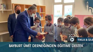 Bayburt Ümit Derneğinden Eğitime Destek