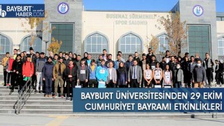 Bayburt Üniversitesinden 29 Ekim Cumhuriyet Bayramı Etkinlikleri