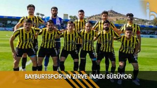 Bayburtspor'un Zirve İnadı Sürüyor