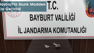 Bayburt'ta Skunk Maddesi Ele Geçirildi