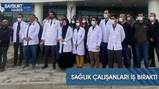 Sağlık Çalışanları İş Bıraktı