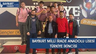 Bayburt Milli İrade Anadolu Lisesi Türkiye İkincisi