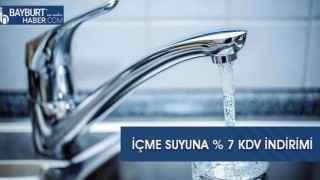 İçme Suyuna % 7 Kdv İndirimi