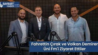 Fahrettin Çırak ve Volkan Demirer Üni Fm'i Ziyaret Ettiler