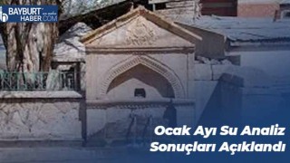 Ocak Ayı Su Analiz Sonuçları Açıklandı