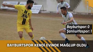 Bayburtspor Kendi Evinde Mağlup Oldu