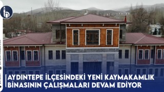 Aydıntepe İlçesindeki Yeni Kaymakamlık Binasının Çalışmaları Devam Ediyor