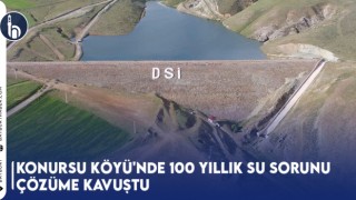 Konursu Köyü'nde 100 Yıllık Su Sorunu Çözüme Kavuştu