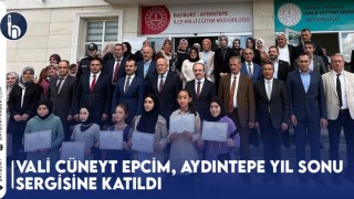 Vali Cüneyt Epcim, Aydıntepe Yıl Sonu Sergisine Katıldı