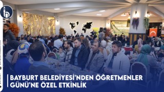 Bayburt Belediyesi'nden Öğretmenler Günü'ne Özel Etkinlik