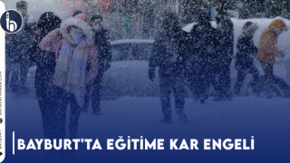 Bayburt'ta Eğitime Kar Engeli !