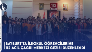 Bayburt'ta İlkokul Öğrencilerine 112 Acil Çağrı Merkezi Gezisi Düzenlendi