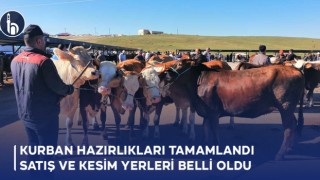 Bayburt'ta Kurban Bayramı Hazırlıkları Tamamlandı Satış ve Kesim Yerleri Belli Oldu