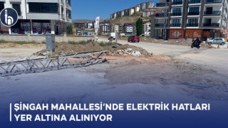 Bayburt Şingah Mahallesi’nde Elektrik Hatları Yer Altına Alınıyor